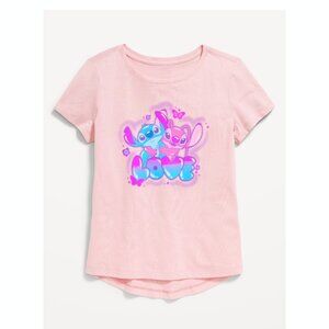 Old Navy Kids' Disney Lilo & Stitch Graphic T-Shirt - Pink